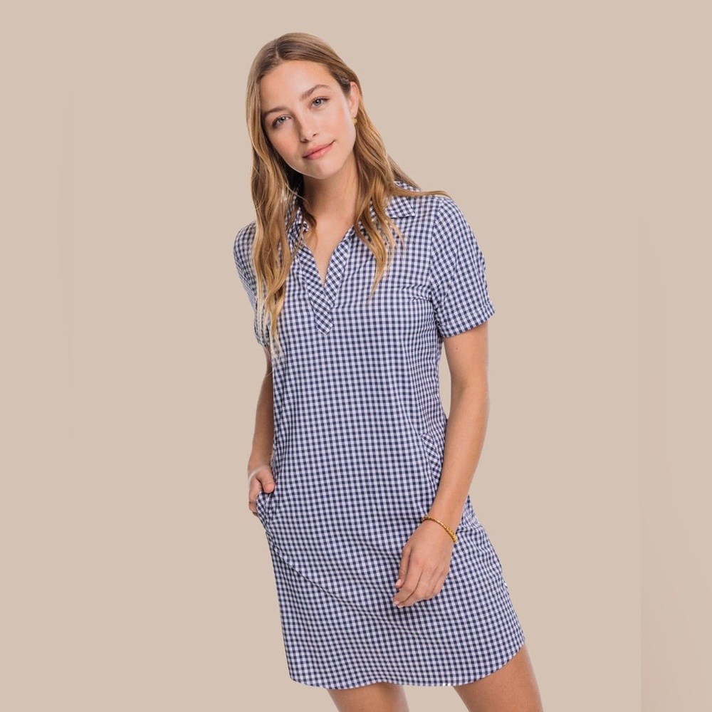 Southern Tide Kamryn brrr°® Intercoastal Gingham Dress Dress size S